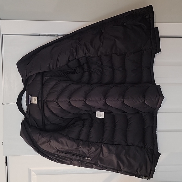 Women's Patagonia Goose Down Downtown Loft Black Puffer Puffy Zip Up Jacket SzSm - Picture 4 of 8